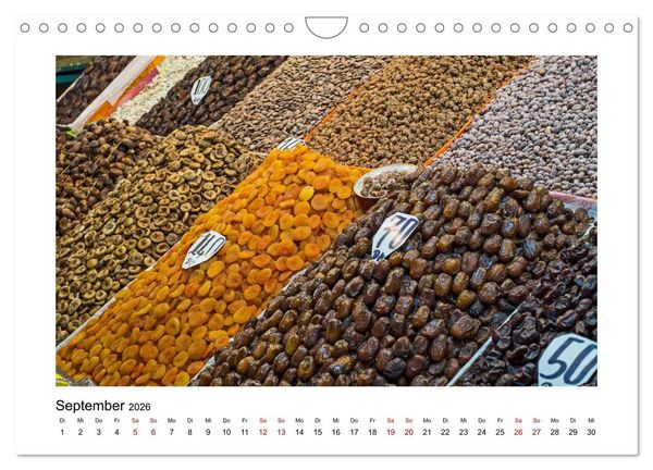 Produktbild: Marokko - Farbenfrohe M&auml;rkte (Wandkalender 2026 DIN A4 quer), CALVENDO Monatskalender