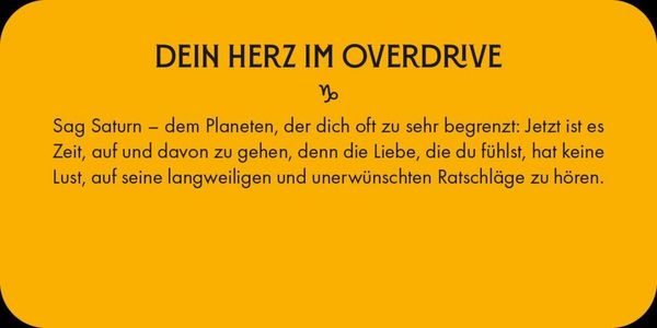 Produktbild: Sternzeichen Steinbock -- 40 Karten in Magnetschachtel mit Metallicfolie - Magische Messages von den Sternen