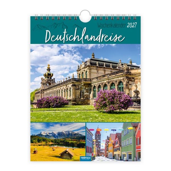 Produktbild: TR&Ouml;TSCH - Wochenkalender zum H&auml;ngen Deutschlandreise 2027