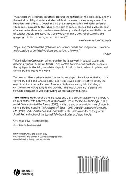 Produktbild: A Companion to Cultural Studies