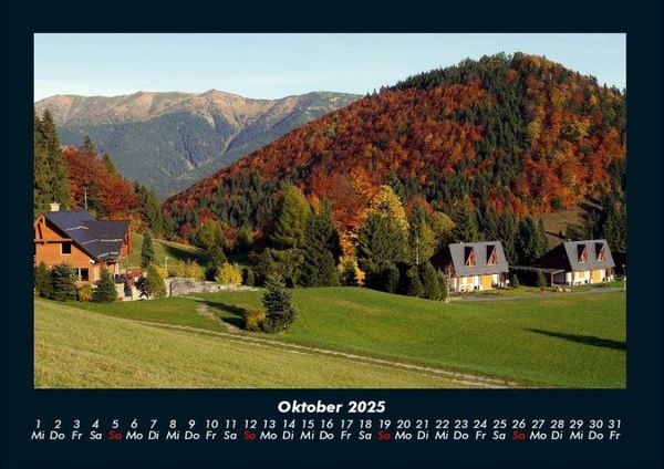 Produktbild: Landschaftskalender 2025 Fotokalender DIN A4