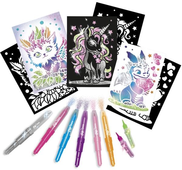 Produktbild: BLOPENS - Spr&uuml;hstifteset X-TRA Glitzertiere