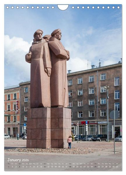 Produktbild: Riga Sigulda Latvia (Wall Calendar 2026 DIN A4 portrait), CALVENDO 12 Month Wall Calendar