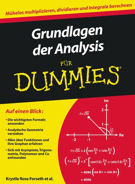 Produktbild: Grundlagen der Analysis für Dummies