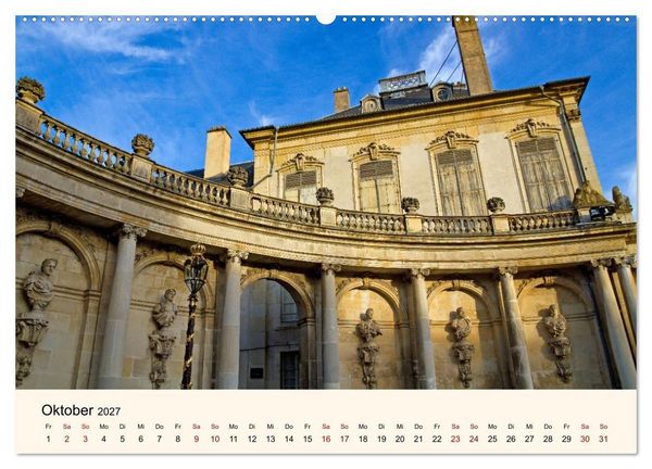 Produktbild: Nancy und Metz &ndash; Kulturelle Sch&auml;tze in Lothringen (hochwertiger Premium Wandkalender 2027 DIN A2 quer), Kunstdruck in Hochglanz