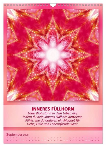 Produktbild: Light Energy Mandalas - Kalender - Vol. 1 (Wandkalender 2026 DIN A3 hoch), CALVENDO Monatskalender