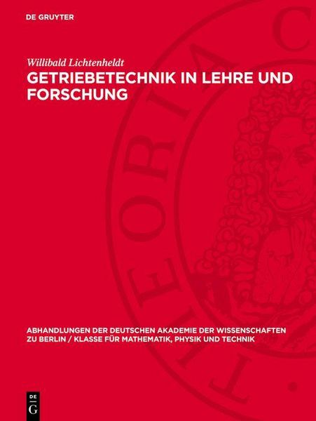 Produktbild: Getriebetechnik in Lehre und Forschung