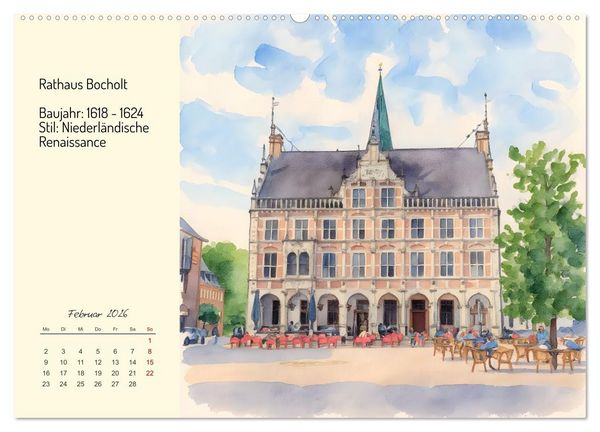 Produktbild: Prunkvolle deutsche Rath&auml;user (Wandkalender 2026 DIN A2 quer), CALVENDO Monatskalender
