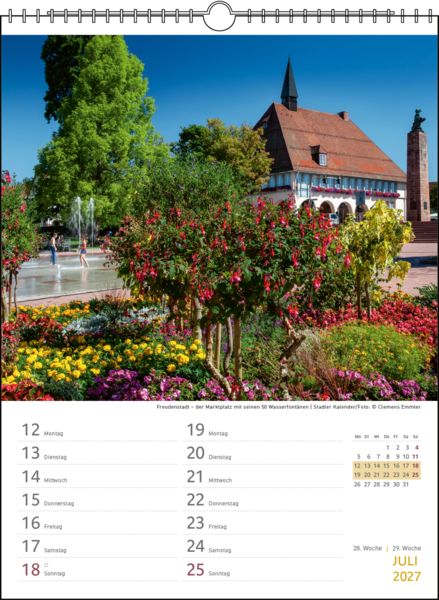 Produktbild: Zwei-Wochenplaner Schwarzwald 2027