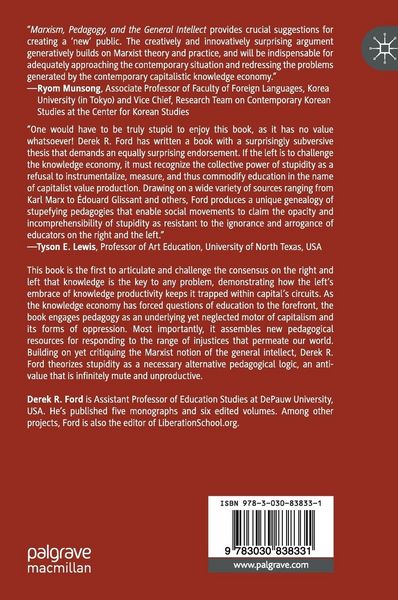 Produktbild: Marxism, Pedagogy, and the General Intellect