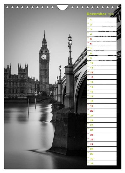 Produktbild: Big City London (Wandkalender 2026 DIN A4 hoch), CALVENDO Monatskalender