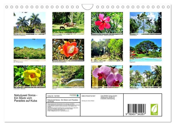 Produktbild: Naturjuwel Soroa - Ein St&uuml;ck vom Paradies auf Kuba (Wandkalender 2026 DIN A4 quer), CALVENDO Monatskalender