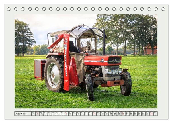 Produktbild: Alte Sch&auml;tzchen - Traktoren (Tischkalender 2026 DIN A5 quer), CALVENDO Monatskalender