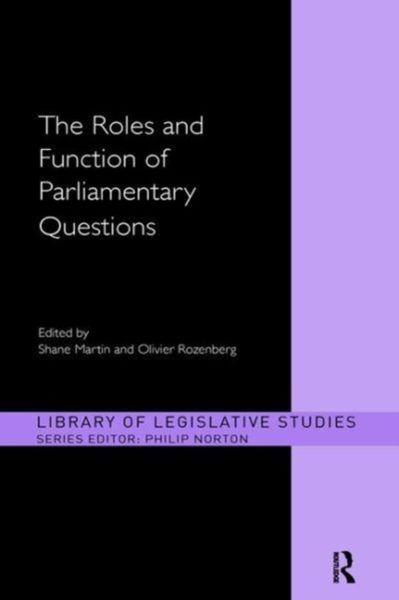 Produktbild: The Roles and Function of Parliamentary Questions