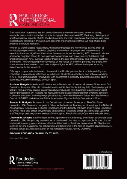 Produktbild: Routledge Handbook of Adapted Physical Education