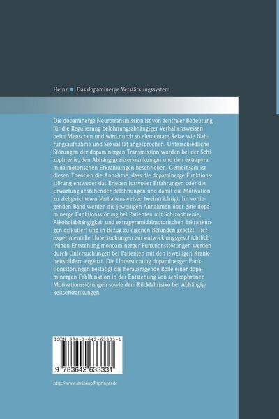 Produktbild: Das dopaminerge Verst&auml;rkungssystem
