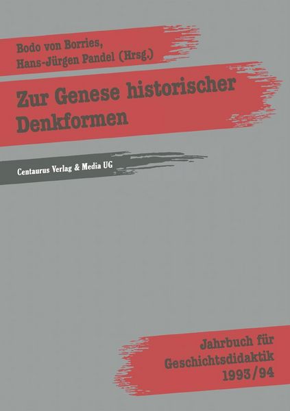 Produktbild: Zur Genese historischer Denkformen