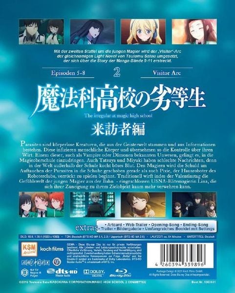 Produktbild: The Irregular at Magic High School: Visitor Arc - Volume 2 - Episode 5-8