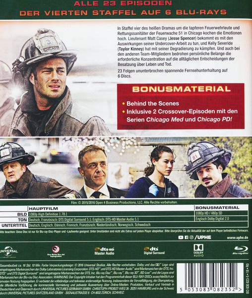 Produktbild: Chicago Fire - Staffel 4 [6 BRs]