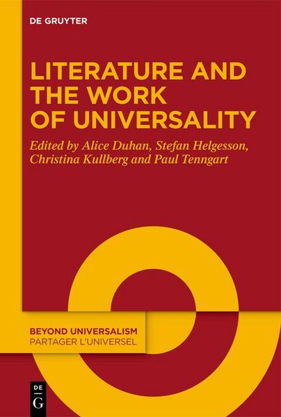 Produktbild: Literature and the Work of Universality