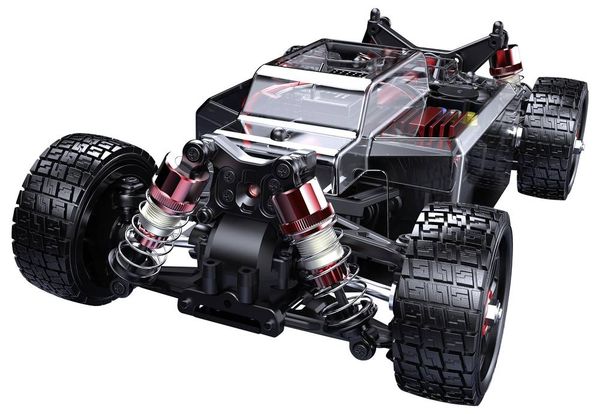 Produktbild: MJX Hyper GO Schwarz Brushless 1:14 RC Modellauto Elektro Rally Allradantrieb (4WD) RtR 2,4 GHz inkl. Akku und Ladekabel, mit Lichteffekt
