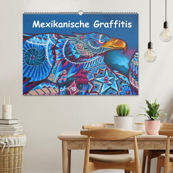 Produktbild: Mexikanische Graffitis (Wandkalender 2026 DIN A2 quer), CALVENDO Monatskalender