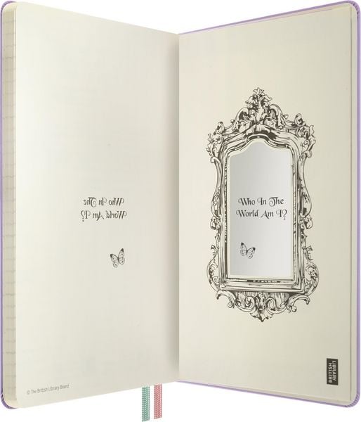 Produktbild: Moleskine Alice im Wunderland 18 Monate Wochen-Notizkalender 2026/2027, L/A5, 1 Wo = 1 Seite, fester Einband