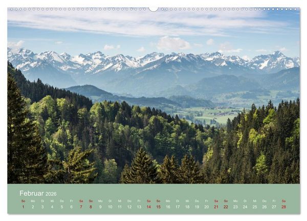 Produktbild: Heimweh Allg&auml;u 2026 (hochwertiger Premium Wandkalender 2026 DIN A2 quer), Kunstdruck in Hochglanz