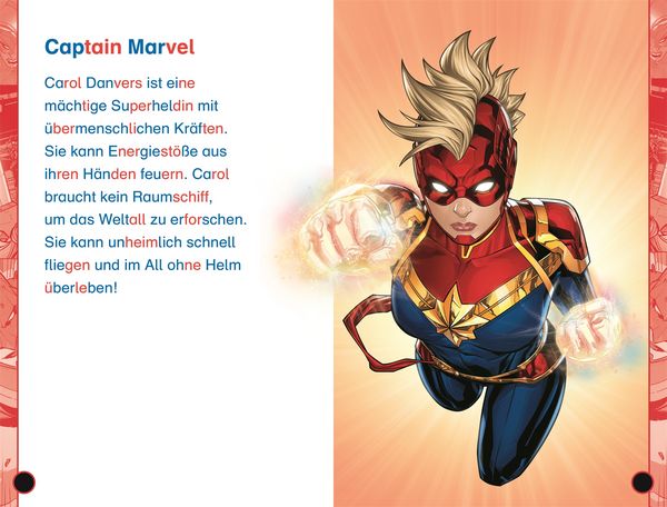 Produktbild: SUPERLESER! MARVEL Captain Marvel - Superstarke Heldin