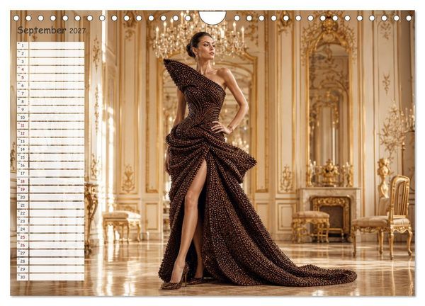 Produktbild: Caf&eacute; Couture (Wandkalender 2027 DIN A4 quer), CALVENDO Monatskalender