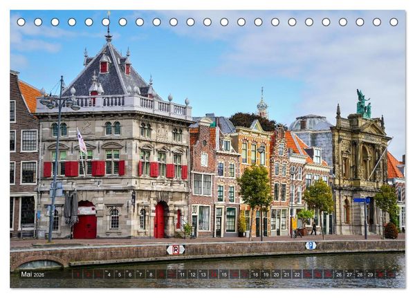 Produktbild: Haarlem - Kleine Schwester von Amsterdam (Tischkalender 2026 DIN A5 quer), CALVENDO Monatskalender