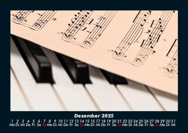 Produktbild: Musik 2025 Fotokalender DIN A5