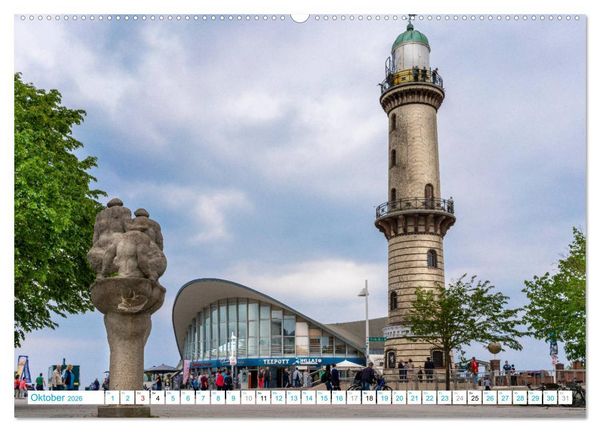 Produktbild: Warnem&uuml;nde - Sommer, Sonne und Sand im Schuh (Wandkalender 2026 DIN A2 quer), CALVENDO Monatskalender