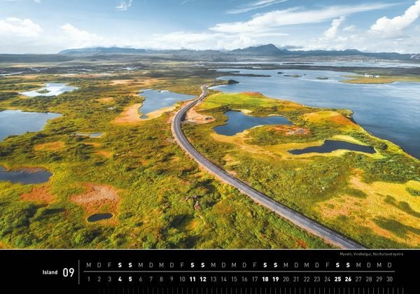 Produktbild: Island Premiumkalender 2027