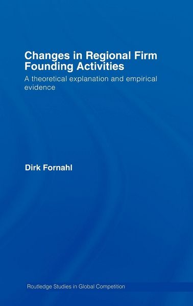 Produktbild: Changes in Regional Firm Founding Activities