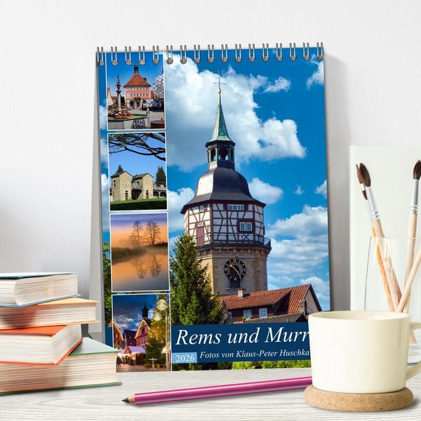 Produktbild: Rems und Murr (Tischkalender 2026 DIN A5 hoch), CALVENDO Monatskalender
