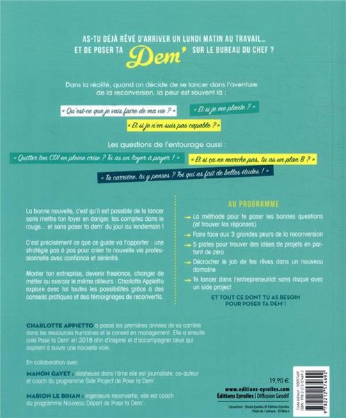 Produktbild: Pose ta dem l'art de reinventer