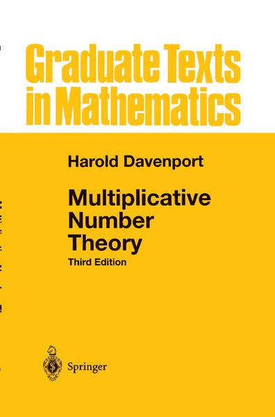 Produktbild: Multiplicative Number Theory