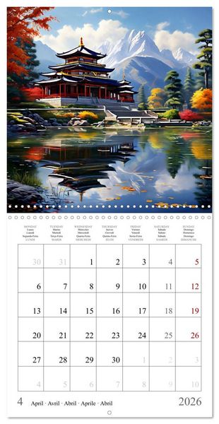 Produktbild: China - Magical Landscapes (Wall Calendar 2026 12 &times; 12 Inch) CALVENDO 12 Month Wall Calendar