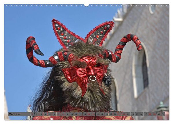 Produktbild: BUNT . PR&Auml;CHTIG . FARBENFROH . Das ist der Karneval in Venedig (Wandkalender 2026 DIN A2 quer), CALVENDO Monatskalender