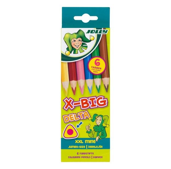 Produktbild: JOLLY Buntstifte X-BIG Delta, 6er Set