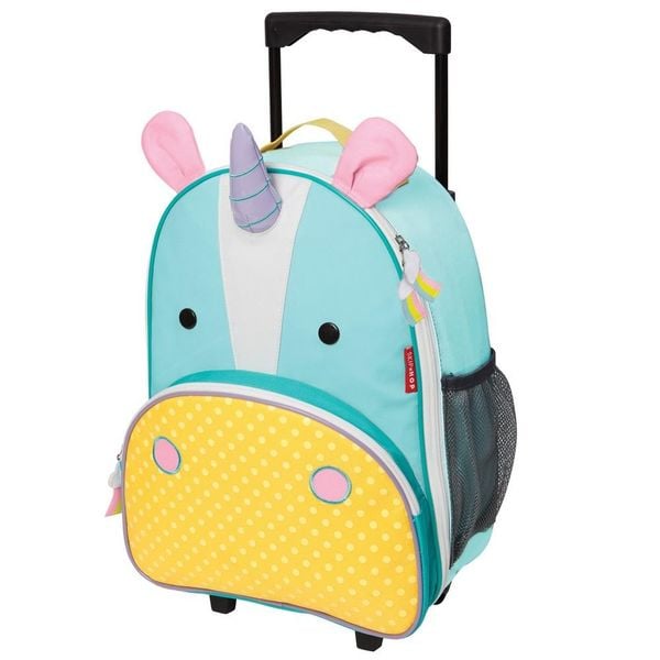 Produktbild: Kleine Leute auf gro&szlig;er Tour - mit diesem tollen Kinderkoffer von ZOO&reg; wird der Besuch bei Oma oder die Flugreise zum echten Erlebnis! Der praktische Rollkoffer hat die perfekte Handgep&auml;ckgr&ouml;&szlig;e und ist robust genug f&uuml;r gro&szlig;e Reisen oder den t&auml;glichen