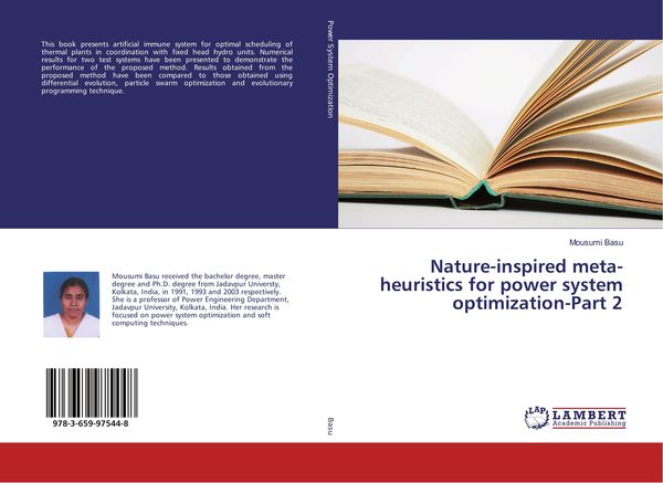 Produktbild: Nature-inspired meta-heuristics for power system optimization-Part 2