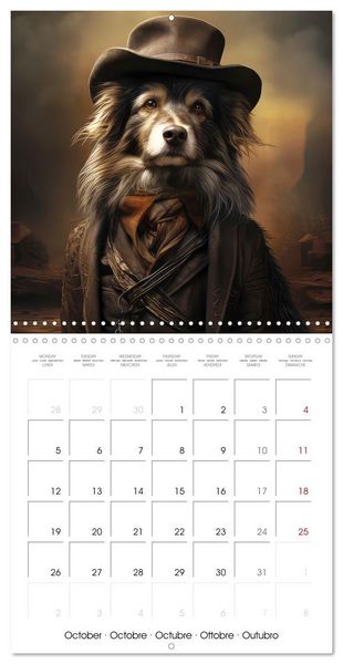 Produktbild: Dogs rocking outfits (Wall Calendar 2026 12 &times; 12 Inch) CALVENDO 12 Month Wall Calendar