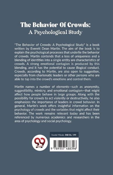Produktbild: The Behavior Of Crowds