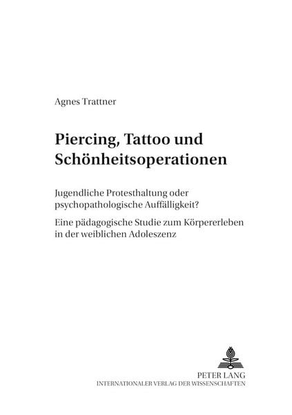 Produktbild: Piercing, Tattoo und Sch&ouml;nheitsoperationen