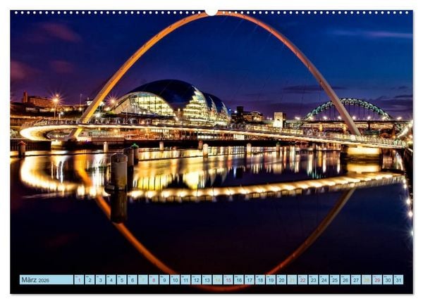 Produktbild: St&auml;dte der Welt - Skylines in der Nacht (Wandkalender 2026 DIN A2 quer), CALVENDO Monatskalender