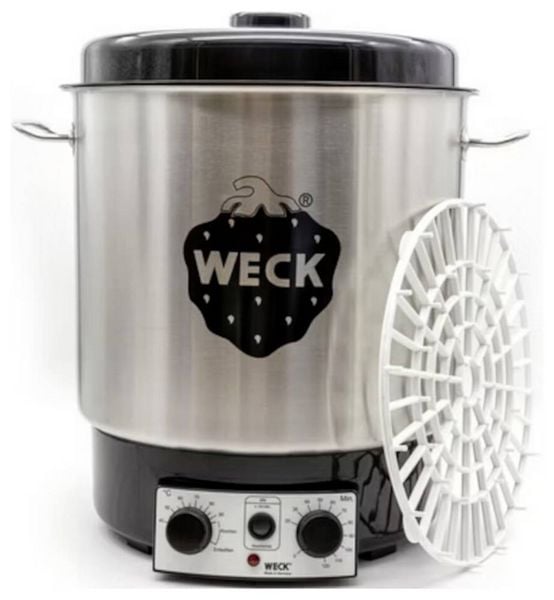 Produktbild: WECK WAT 25 Einkoch-/Hei&szlig;getr&auml;nkeautomat Edelstahl, Schwarz