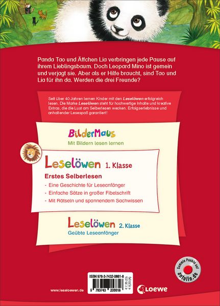 Produktbild: Lesel&ouml;wen 1. Klasse - Ein Panda in der Dschungelschule