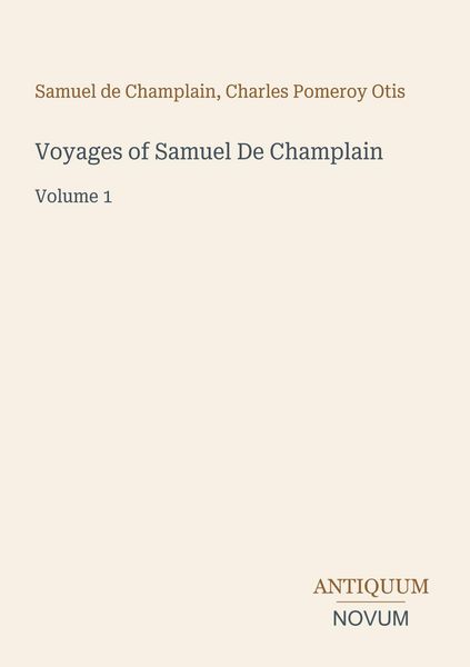 Produktbild: Voyages of Samuel De Champlain